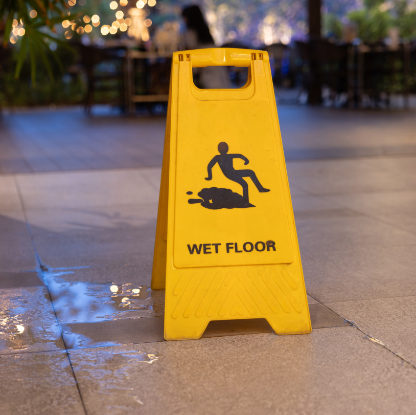 wet floor sign