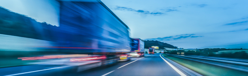 truck on highway